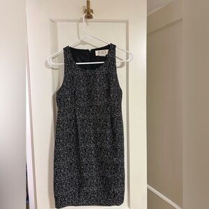 BB Dakota Textured Black and White Mini Dress